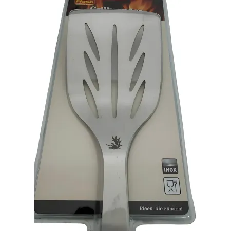 Spatola Barbecue Acciaio Inox Manico Antiscivolo Utensile Griglia
