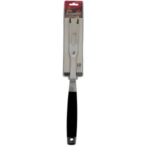 Forchettone Barbecue Acciaio Inox Manico Antiscivolo Utensile Griglia 2