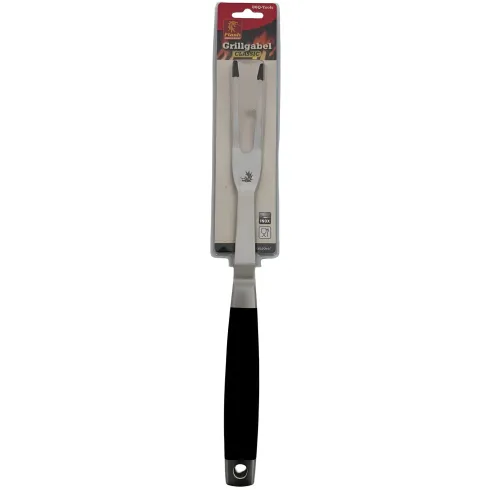 Forchettone Barbecue Acciaio Inox Manico Antiscivolo Utensile Griglia