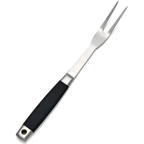 Forchettone Barbecue Acciaio Inox Manico Antiscivolo Utensile Griglia