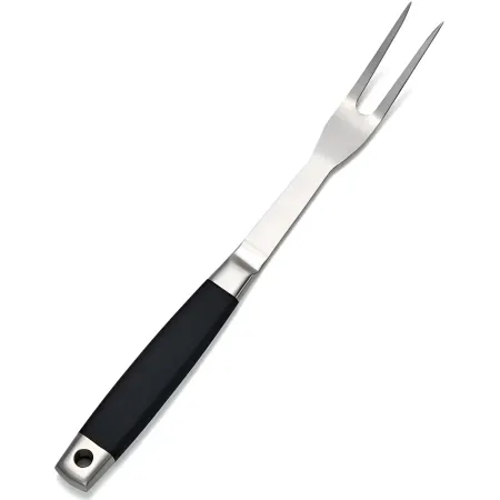 Forchettone Barbecue Acciaio Inox Manico Antiscivolo Utensile Griglia