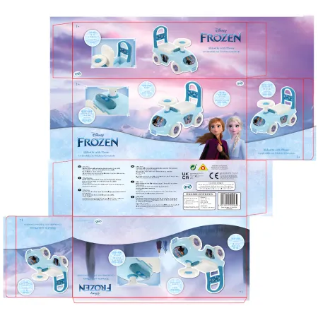 Cavalcabile Bambini Frozen Disney Portaoggetti Telefono Giocattolo