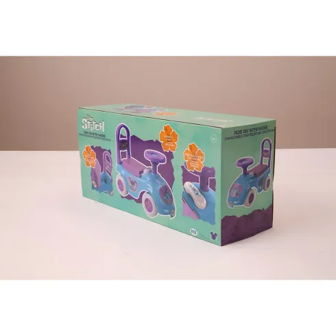 Cavalcabile Bambini Stitch Disney Portaoggetti Telefono Giocattolo
