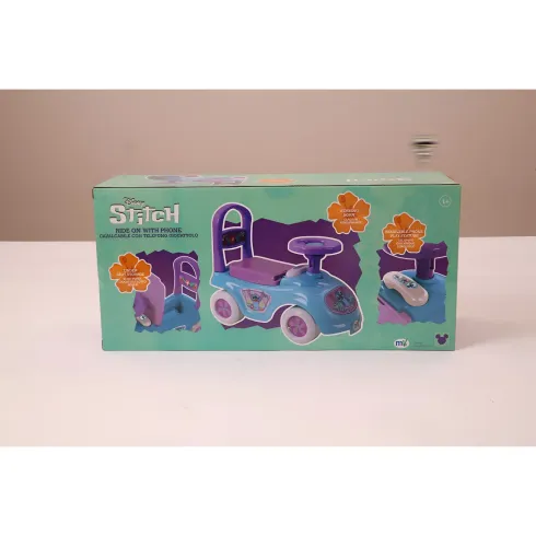 Cavalcabile Bambini Stitch Disney Portaoggetti Telefono Giocattolo
