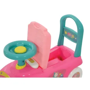 Cavalcabile per Bambini Barbie Rosa Portaoggetti Telefono Giocattolo 2