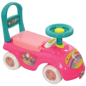 Cavalcabile per Bambini Barbie Rosa Portaoggetti Telefono Giocattolo