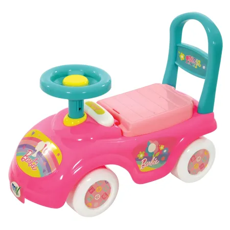 Cavalcabile per Bambini Barbie Rosa Portaoggetti Telefono Giocattolo