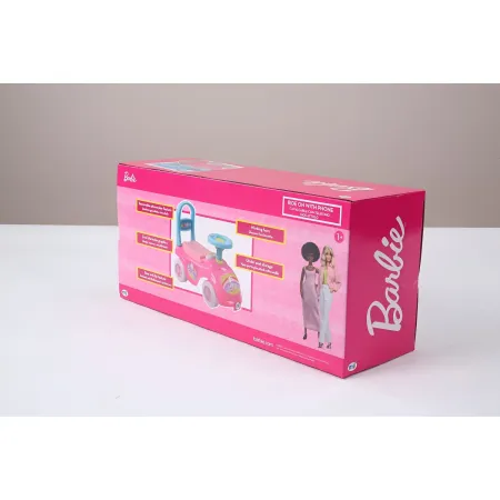 Cavalcabile per Bambini Barbie Rosa Portaoggetti Telefono Giocattolo