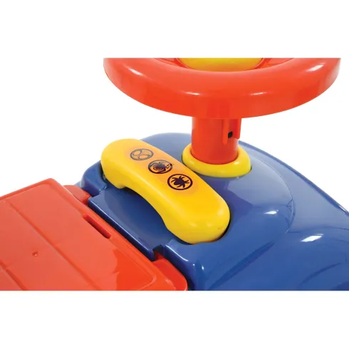 Cavalcabile Bambini Spiderman Marvel Portaoggetti Telefono Giocattolo