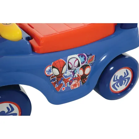 Cavalcabile Bambini Spiderman Marvel Portaoggetti Telefono Giocattolo