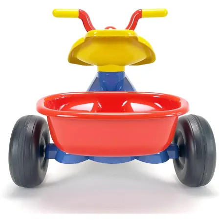 Triciclo Primi Passi per Bambini Spiderman Marvel 3 Ruote 2 Cestini
