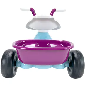 Triciclo Primi Passi per Bambini Frozen Disney 3 Ruote 2 Cestini 2