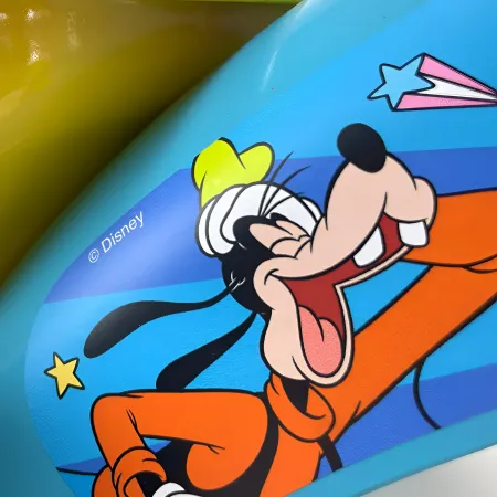 Triciclo Primi Passi per Bambini Topolino Disney 3 Ruote 2 Cestini