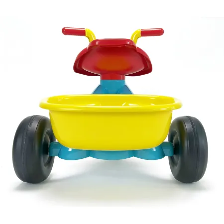Triciclo Primi Passi per Bambini Topolino Disney 3 Ruote 2 Cestini