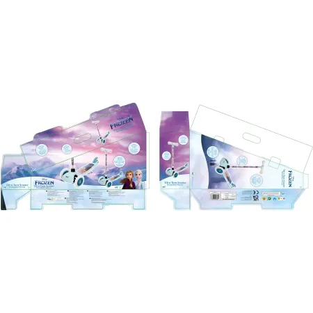 Monopattino per Bambini 3 Ruote Frozen Disney con Manubrio Regolabile