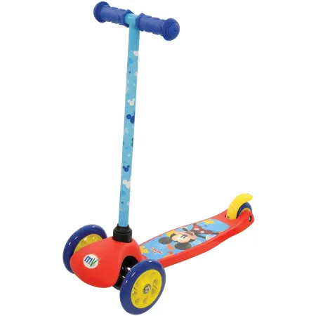 Monopattino per Bambini 3 Ruote Topolino Disney Manubrio Regolabile
