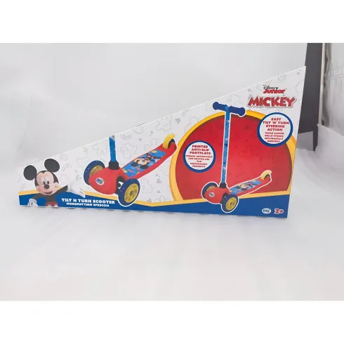 Monopattino per Bambini 3 Ruote Topolino Disney Manubrio Regolabile