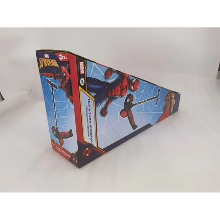 Monopattino per Bambini 3 Ruote Spiderman Marvel Manubrio Regolabile