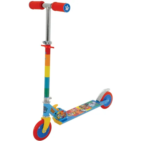 Monopattino Pieghevole Bambini Paw Patrol 2 Ruote Manubrio Regolabile