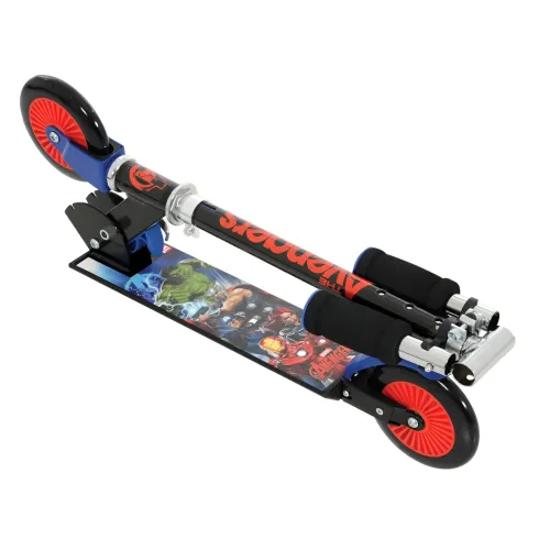 Monopattino Pieghevole Bambini Avengers 2 Ruote Manubrio Regolabile