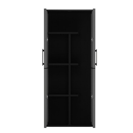 Armadio Portascope per esterno Mobile Alto Ripiani Terrazzo Giardino in Plastica | BricoShop24