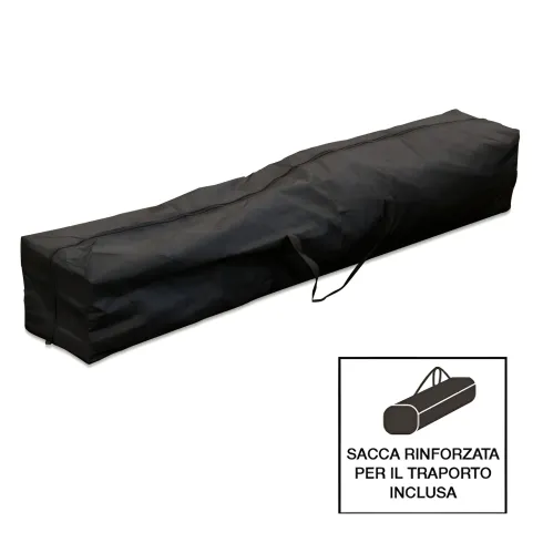 Gazebo da Giardino 3x2 a Fisarmonica Impermeabile Bianco con Sacca