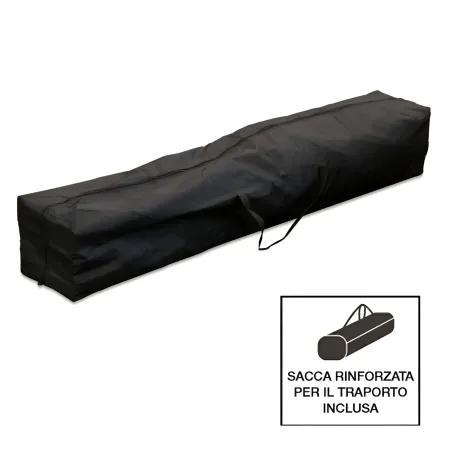 Gazebo da Giardino 3x2 a Fisarmonica Impermeabile Bianco con Sacca