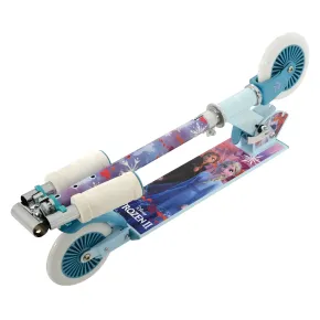 Monopattino Pieghevole Bambini Frozen 2 Ruote Manubrio Regolabile 2