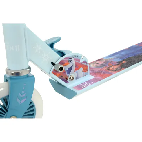 Monopattino Pieghevole Bambini Frozen 2 Ruote Manubrio Regolabile