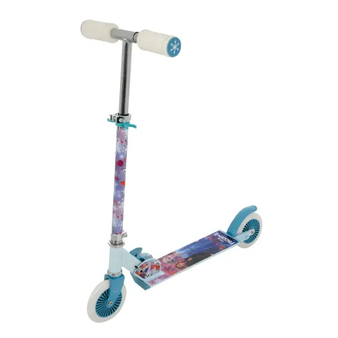 Monopattino Pieghevole Bambini Frozen 2 Ruote Manubrio Regolabile