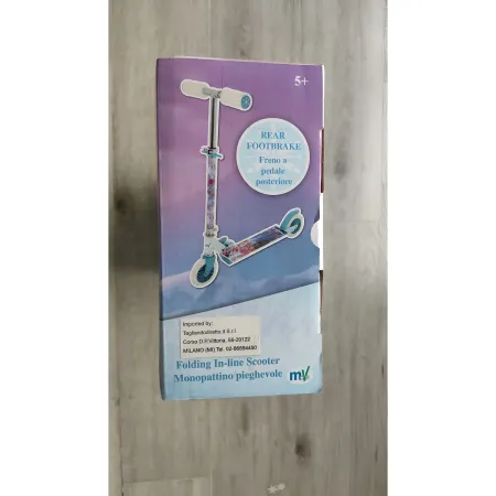 Monopattino Pieghevole Bambini Frozen 2 Ruote Manubrio Regolabile