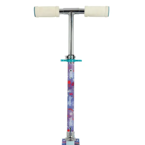 Monopattino Pieghevole Bambini Frozen 2 Ruote Manubrio Regolabile