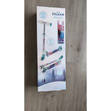 Monopattino Pieghevole Bambini Frozen 2 Ruote Manubrio Regolabile