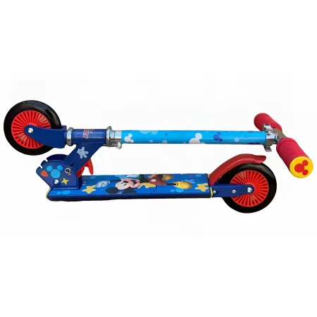 Monopattino Pieghevole Bambini Topolino 2 Ruote Manubrio Regolabile