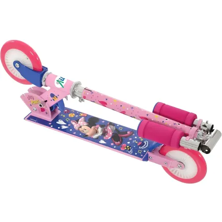 Monopattino Pieghevole Bambini Minnie 2 Ruote Manubrio Regolabile