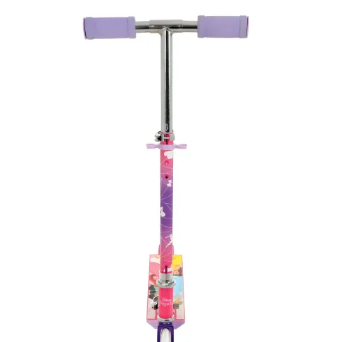 Monopattino Pieghevole Bambini Principesse 2 Ruote Manubrio Regolabile