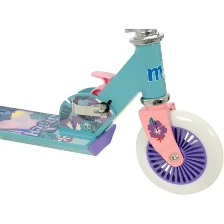 Monopattino Pieghevole Bambini Stitch 2 Ruote Manubrio Regolabile