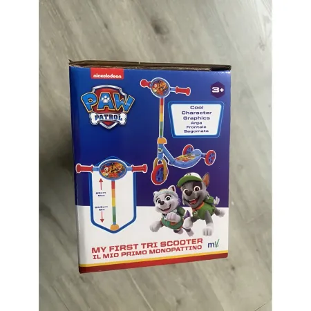 Monopattino per Bambini 3 Ruote Paw Patrol Manubrio Regolabile