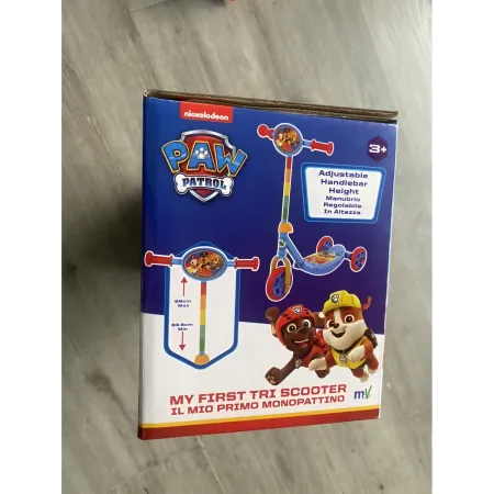 Monopattino per Bambini 3 Ruote Paw Patrol Manubrio Regolabile