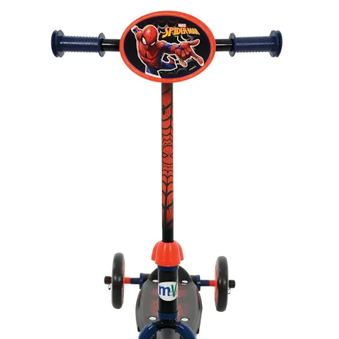 Monopattino per Bambini 3 Ruote Spiderman Marvel Manubrio Regolabile