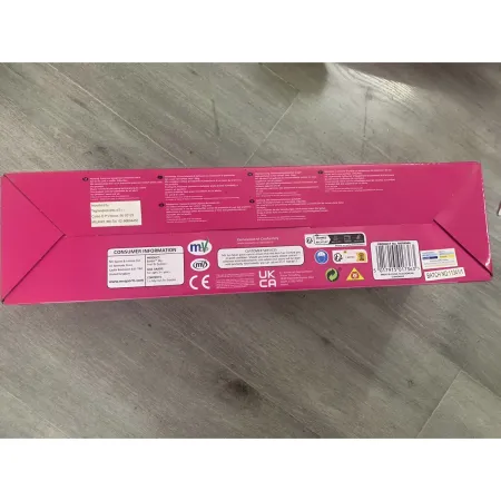 Monopattino per Bambini 3 Ruote Barbie Rosa Manubrio Regolabile