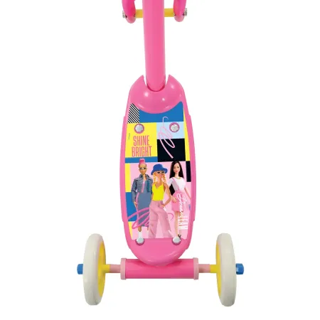 Monopattino per Bambini 3 Ruote Barbie Rosa Manubrio Regolabile