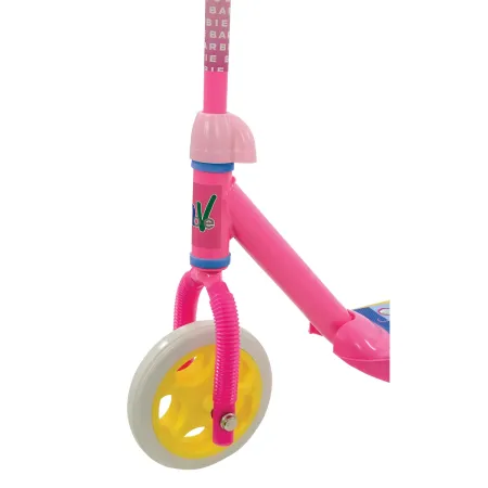 Monopattino per Bambini 3 Ruote Barbie Rosa Manubrio Regolabile