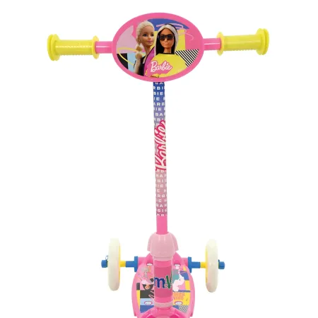 Monopattino per Bambini 3 Ruote Barbie Rosa Manubrio Regolabile