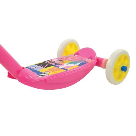 Monopattino per Bambini 3 Ruote Barbie Rosa Manubrio Regolabile