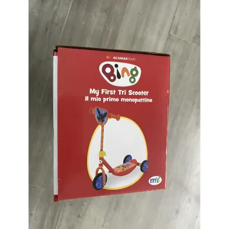 Monopattino per Bambini 3 Ruote Bing Manubrio Regolabile Max 20 kg