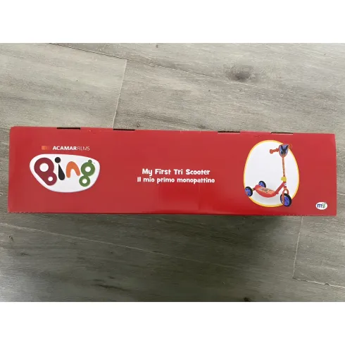 Monopattino per Bambini 3 Ruote Bing Manubrio Regolabile Max 20 kg