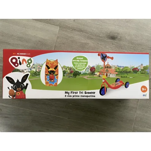 Monopattino per Bambini 3 Ruote Bing Manubrio Regolabile Max 20 kg