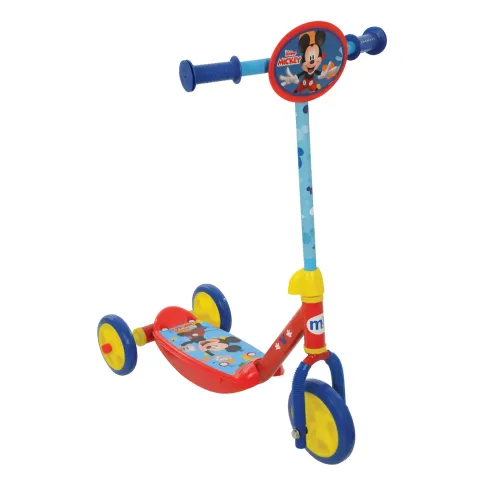 Monopattino per Bambini 3 Ruote Topolino Disney Manubrio Regolabile