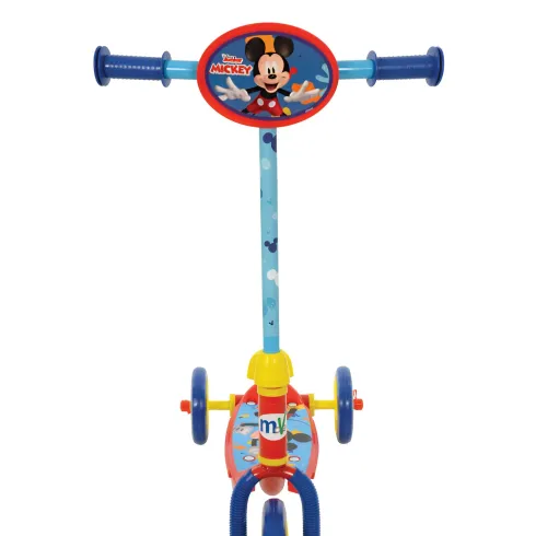 Monopattino per Bambini 3 Ruote Topolino Disney Manubrio Regolabile